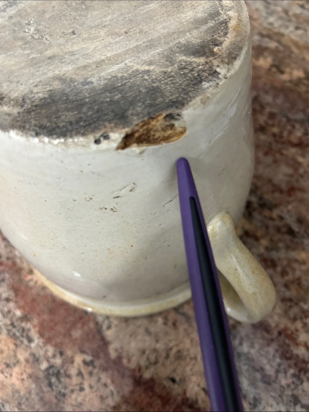 Primitive Crock with Handle - Picture 6 of 6